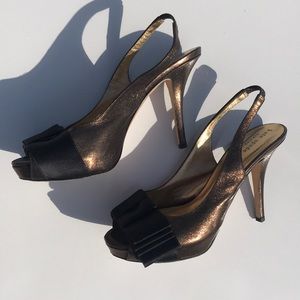kate Spade Open Toe sling back Heels
